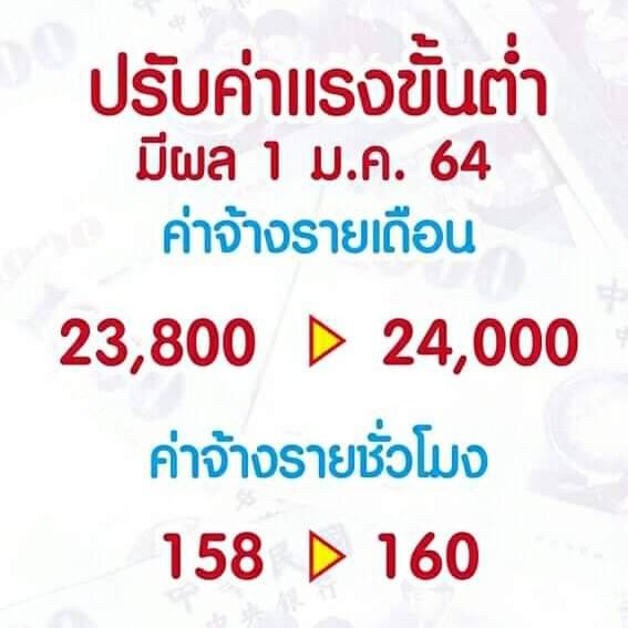 ได้ปรับอัตราเงินเดือนแล้วนะ เย้